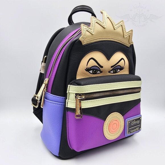 Loungefly Disney Snow White And The Seven Dwarfs Evil Queen Mini Backpack - Picture 2 of 9
